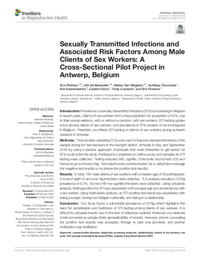 Sexually transmitted infections and associated risk factors among